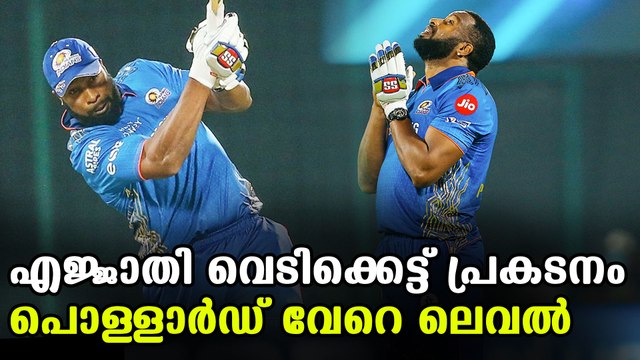 Kieron Pollard hammers fastest fifty of season