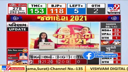 Suvendu Adhikari leading by over 8,000 votes against Mamata in Nandigram as per early trends _ TV9