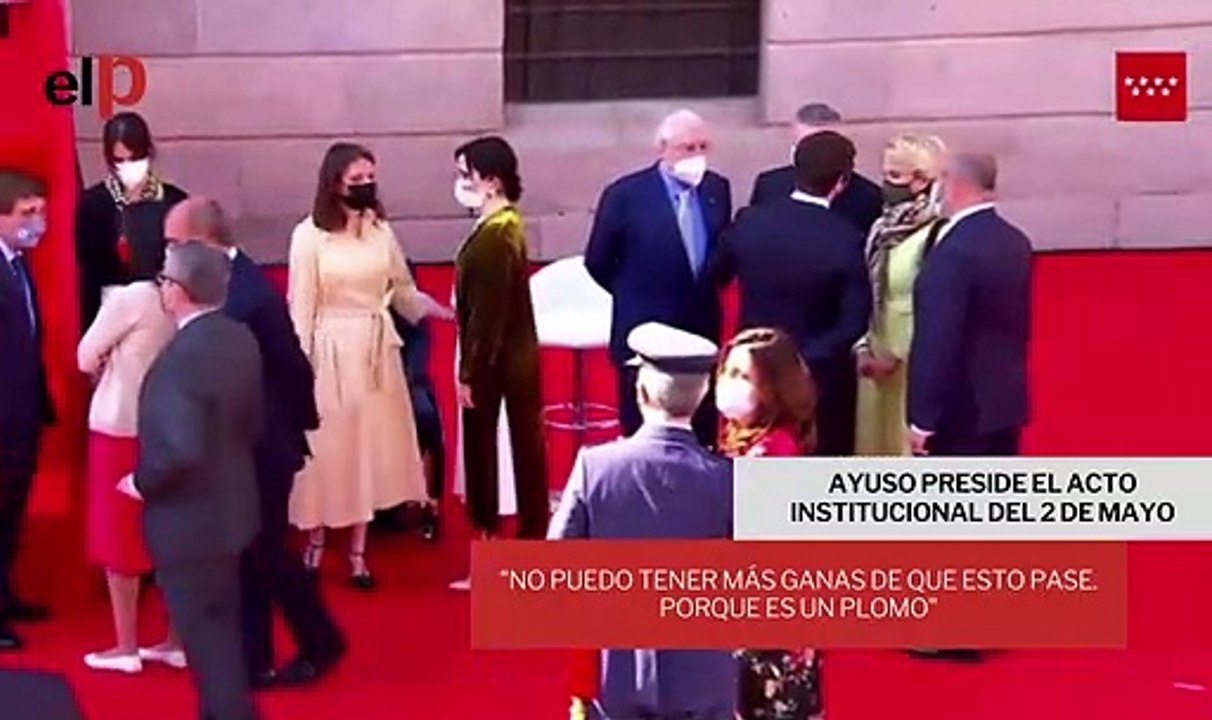 Ayuso: "No puedo tener más ganas de que esto pase, porque es un plomo"