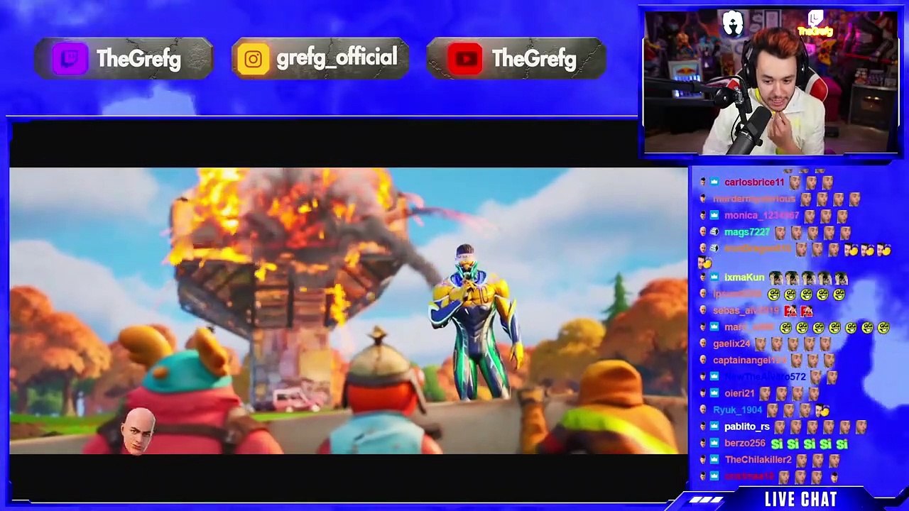 Reaccionando A La Skin De Neymar Jr En Fortnite - Thegrefg