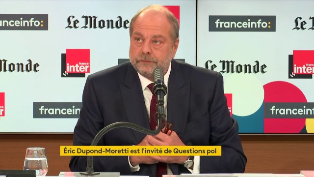 Militants CGT blessés lors du 1er-Mai : C'est la première fois qu'on voit ça. (...) C'est toute cette haine qui se répand et nous fait tellement de mal , juge Éric Dupond-Moretti
