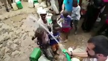 Şehit Eren Bülbül için Sudan'da açılan su kuyusu mazlumun yüzünü güldürdü