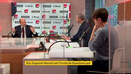 Éric Dupond-Moretti : "De la même façon qu'on faisait un lien entre immigration et le chômage, aujourd'hui certains croient devoir faire un lien avec le terrorisme. Ce qui fait le lit du terrorisme n'est pas l'immigration mais l'islamisme radical."