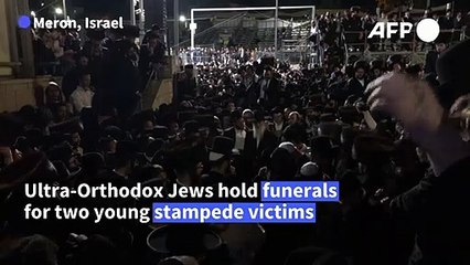 Funerals for Israel pilgrimage dead resume after Sabbath pause