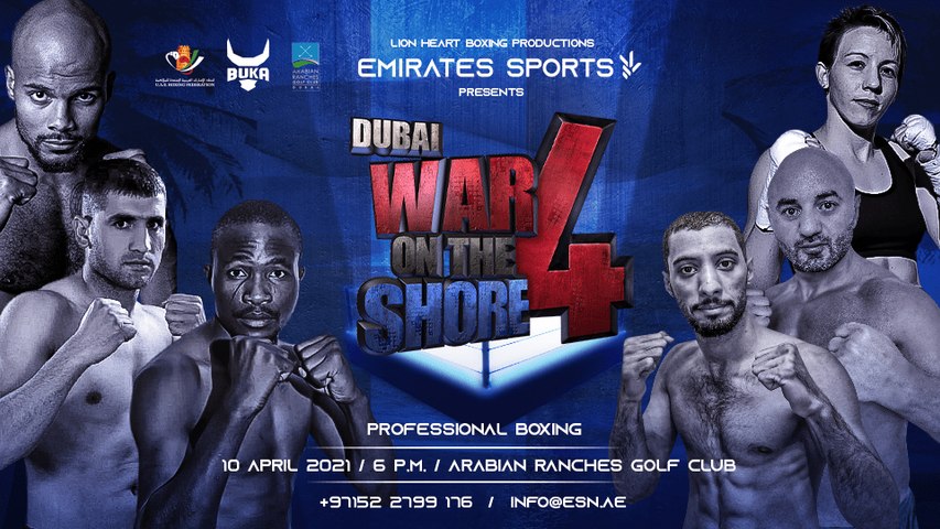 GO SPORTS: International Boxing  - Dubai War on the Shore 4 Featuring Layla McCarter (Full Event)