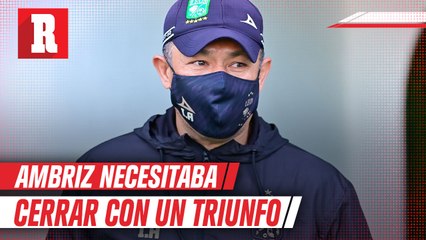 Ignacio Ambriz: "Necesitábamos ganar en casa, cerrar con un triunfo"