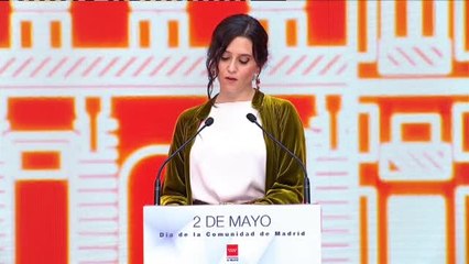 Ayuso propone "un paréntesis en la disputa electoral" durante los actos del Dos de Mayo