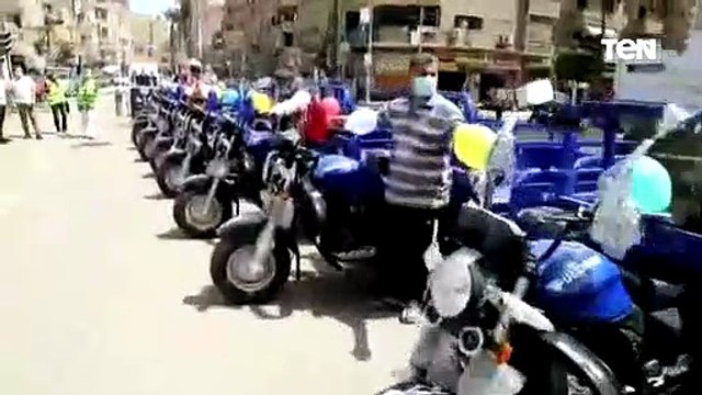 محافظ المنوفية وجمعية صناع الحياة يسلمان تُروسيكلات لعدد من الأسُر المستحقة والأولي بالرعاية