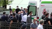 Erdoğan tam kısıtlamada kalabalık bir grupla cenaze namazına katıldı