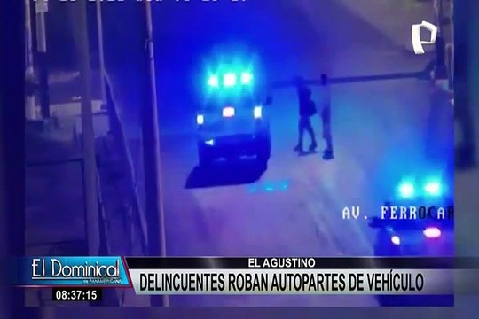 Capturan a delincuente que robó autopartes de auto en El Agustino