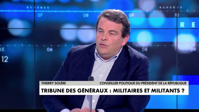Thierry Solère sur la tribune des généraux : « C'est absolument inacceptable (...) Ces militaires auront à en rendre compte devant leur hiérarchie »