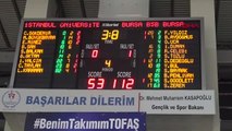 SPOR Bursa Büyükşehir Belediyespor Kadın Basketbol Takımı, şampiyonluk kupasını aldı