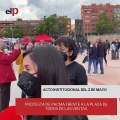 Protesta de PACMA frente a la plaza de toros de Las Ventas