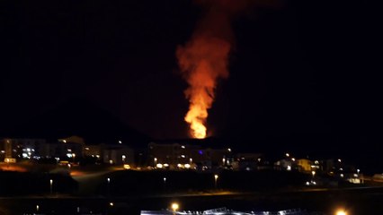 Huge Lava Fountains Explode From Volcano