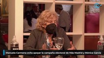 Manuela Carmena evita apoyar la campaña electoral de Más Madrid y Mónica García