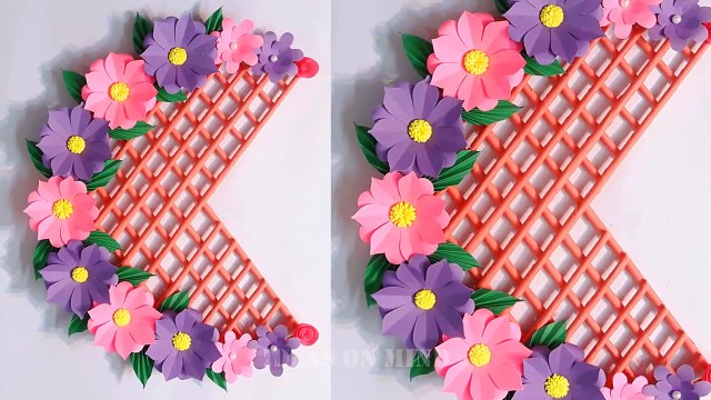 Handmade Paper Wallmate | Paper Flowers Wall Hangings | Origami Flower Wall  Hanging Craft Ideas - Video Dailymotion