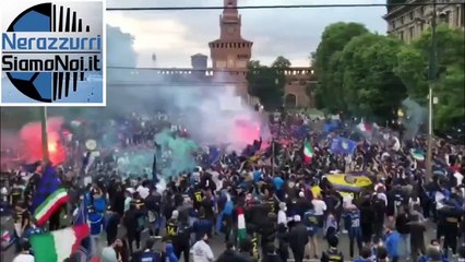 VIDEO INTER SCUDETTO 2021 - La festa della Curva