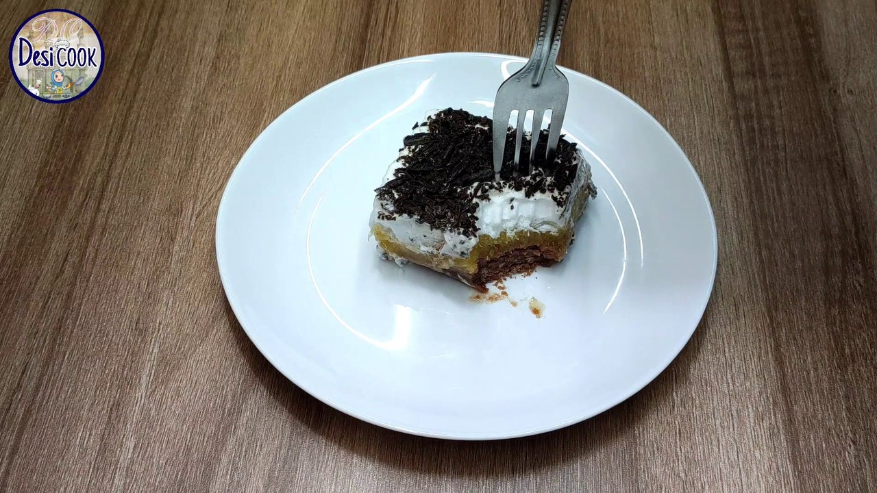 Bourbon Pineapple Mousse Cake | Bourbon Mousse Recipe |  Chocolate Mousse Cake | Ramzan Recipes | Desi Cook