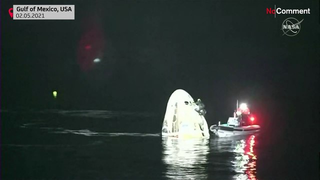 شاهد: رواد الفضاء مهمة سبايس إكس يعودون إلى الأرض بعد نصف عام على محطة الفضاء الدولية