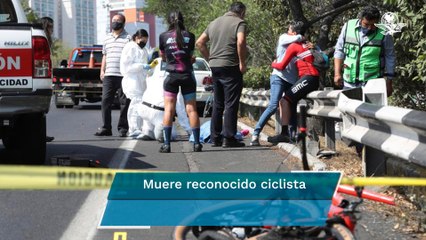 Ciclista muere atropellado en la autopista México-Toluca