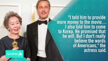 Brad Pitt Made This Promise To ‘Minari’ Actress Yuh-Jung Youn
