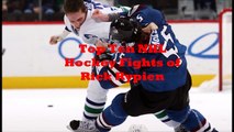 Top Ten Nhl Hockey Fights Of Rick Rypien