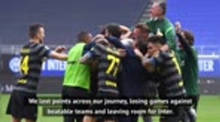Pirlo congratulates champions Inter as Juve's Serie A dominance ends