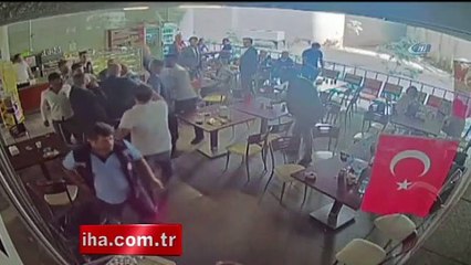 Anadolu Adalet Sarayı'nda yaşanan kavga kamerada