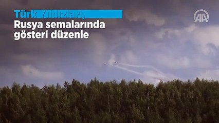 Türk Yıldızları Rusya'da ilk kez gösteri uçuşu yaptı