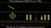 Pulso Binaural (THETA) en 174hz - Sesión de 15 minutos - Escuchar con auriculares (cascos)