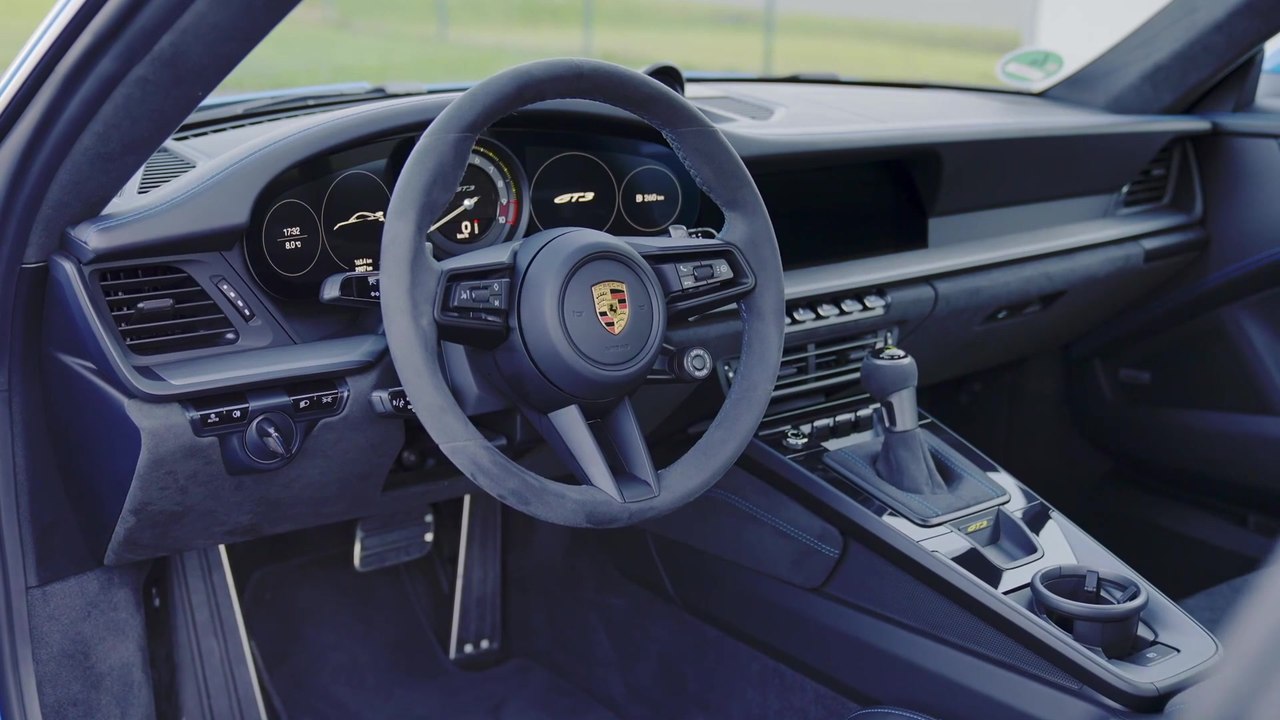 Das Interieur des neuen Porsche 911 GT3