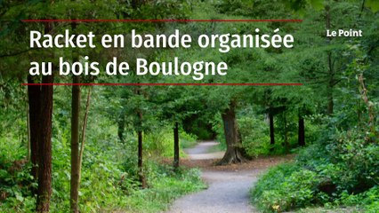 Racket en bande organisée au bois de Boulogne