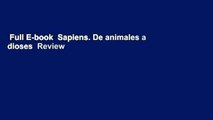 Full E-book  Sapiens. De animales a dioses  Review