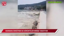 Marmara Denizi'nde oluşan beyaz tabaka endişe yaratıyor