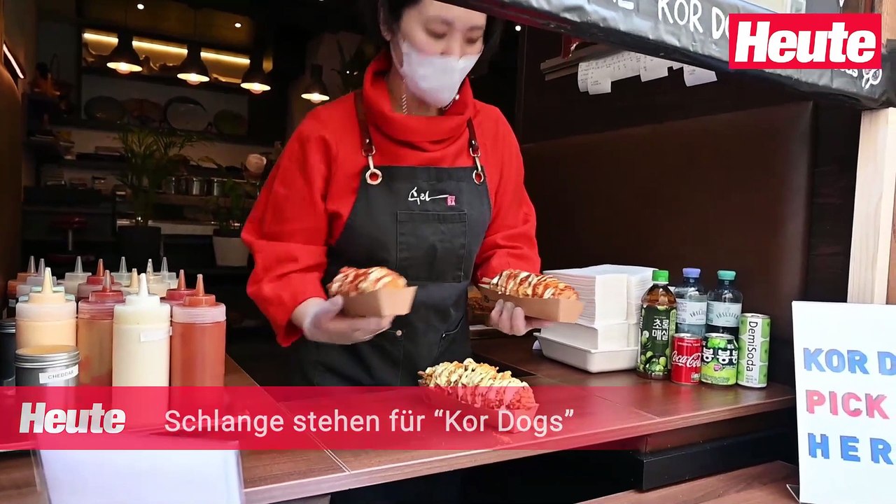 Wiener stehen Schlange für Netflix-Streetfood