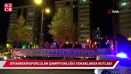 Diyarbekirspor, şampiyonluğu şehir turu ile kutladı