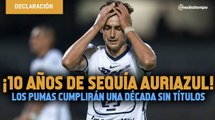 ¡10 años de sequía auriazul! Los Pumas cumplirán una década sin títulos