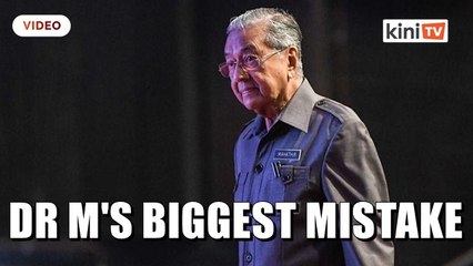 Dr Mahathir: I can't seem to choose the right people