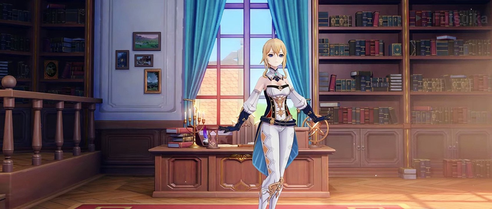 Jean Dancing In The Office | Chika Dance - Genshin Impact