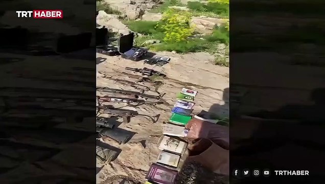 İşte Pençe operasyonlarında ele geçen mühimmat ve silahlar