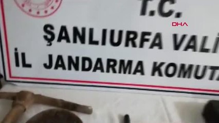 ŞANLIURFA KAÇAK KAZI BASKININDA ROMA DÖNEMİNE AİT ZİNDAN BULUNDU
