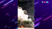 Ledakan Pabrik Kimia di Iran Picu Kebakaran Besar