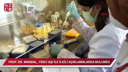 Video herunterladen: Prof. Dr. Mandal, Yerli aşı ve ilaç çalışmaları  ile ilgili açıklamalarda bulundu