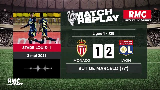 Monaco 2-3 OL : Le goal replay avec les commentaires RMC