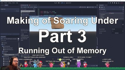 Making of Soaring Under, my Ludum Dare 48 Compo Entry (Part 3: Running Out of Memory)