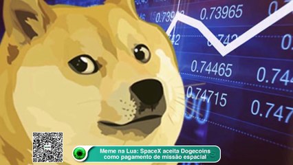 Meme na Lua- Space X aceita Dogecoins como pagamento de missão espacial