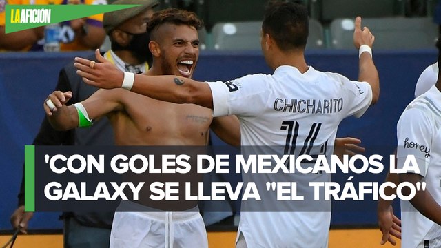 LA Galaxy vence al LAFC en la MLS Con goles de 'Chicharito' y Jonathan dos Santos