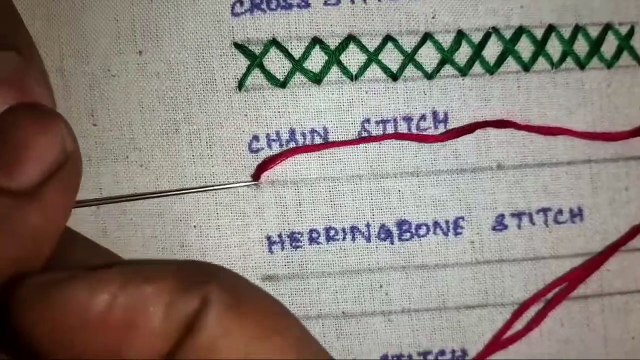15 Basic Hand Embroidery Stitches Sampler For Absolute Beginners