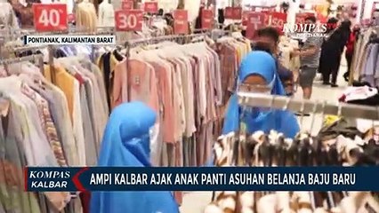 Berbagi Keceriaan, AMPI Kalbar Ajak Anak Panti Asuhan Belanja Baju Baru