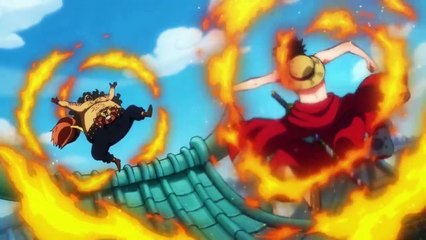 Luffy upgrades ACE's Fire Punch terribly , Zoro and Luffy stole everything from Kaido